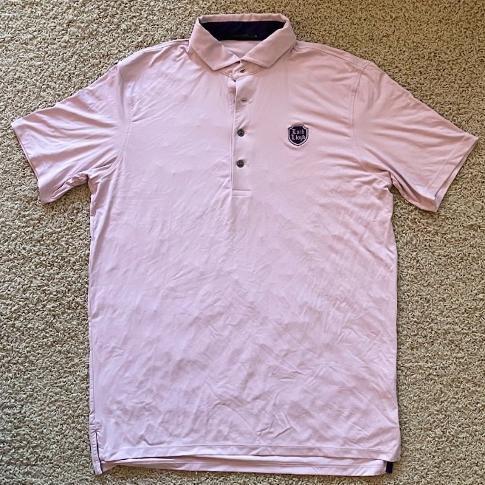 Greyson Light Pink Loch Lloyd Golf Polo